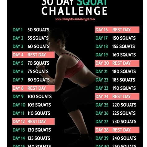 squat challenge before after|30 day squat challenge printable.